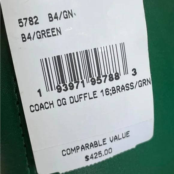 💰SOLD - 5782 - Coach Duffle 16 - Picture 11 of 12